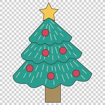 Christmas tree Illustrazione stock
