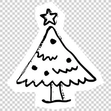 Christmas tree Ilustración de archivo