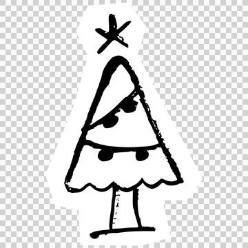 Christmas tree Ilustración de archivo