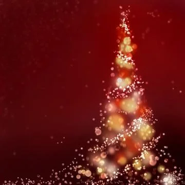 Christmas tree illustration Stock Illustration