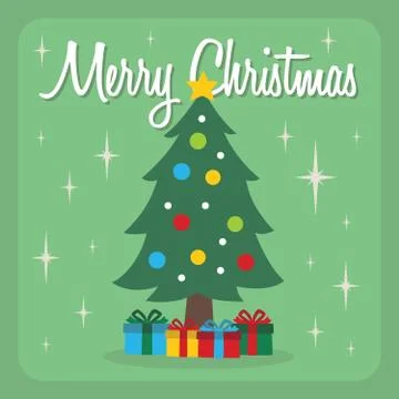 Christmas Tree Illustration Stock Illustration