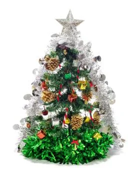 Christmas tree isolated. Stock Photos