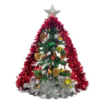 Christmas tree isolated. Stock Photos
