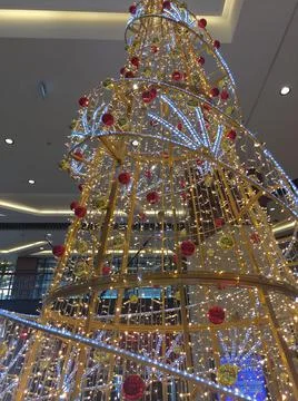 Christmas tree with items Stock-Fotos