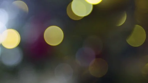 Christmas tree light bokeh close Stock Footage 82915308