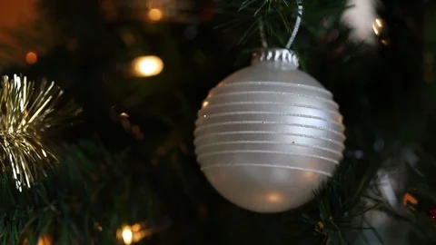Christmas tree with light Video stock 100635659