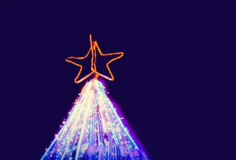 Christmas tree light Stock Photos