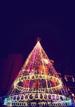 Christmas tree light Foto stock