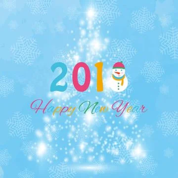 Christmas tree from light vector background. Greeting card or invitation. Eps 10 Stock Illustration