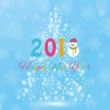 Christmas tree from light vector background. Greeting card or invitation. Eps 10 Stock Illustration