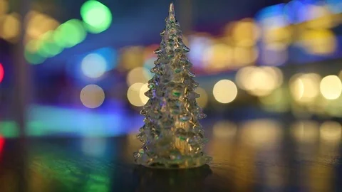 Christmas Tree on lighten background Stock Footage 82788216