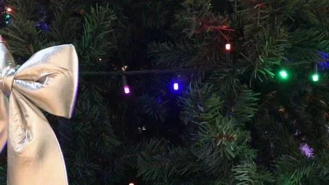 Christmas tree lights. 11 Stock Footage 98311321