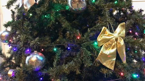 Christmas tree lights. 14 Video stock 98311312