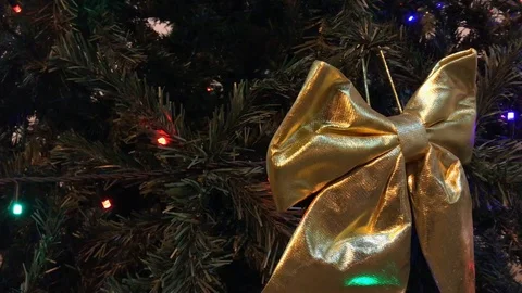 Christmas tree lights. 2 Stock Footage 98311339