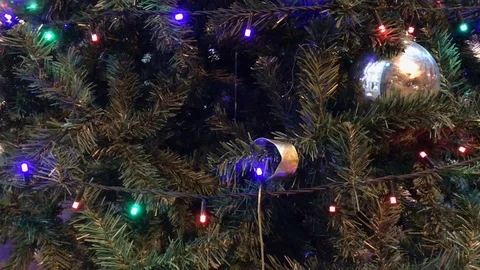 Christmas tree lights. 4 Stock-Footage 98311335