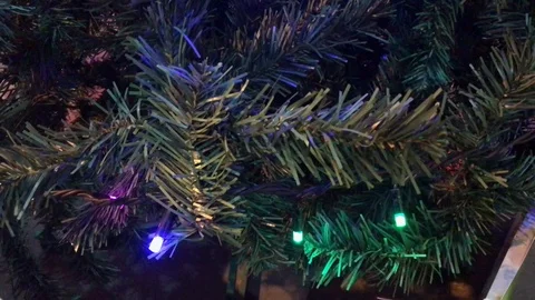 Christmas tree lights. 6 Stock-Footage 98311331