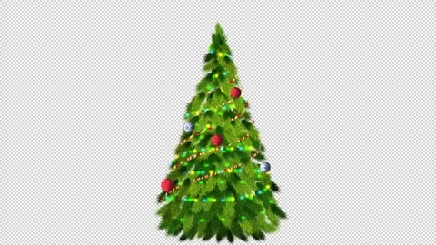 Christmas Tree Lights Animation Stock Footage 144584409