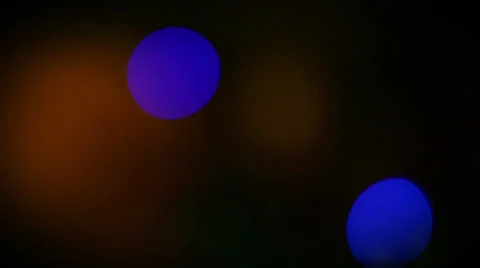 Christmas tree lights background: camera moves up Video stock 33045956