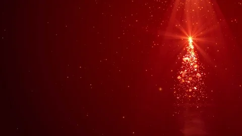 Christmas tree lights background loop with place for your text Stock Footage 95571776