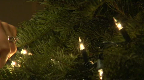 Christmas Tree Lights Video stock 726967