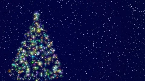 Christmas tree lights Stock-Footage 8828853