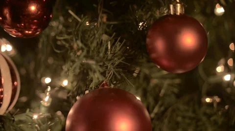 Christmas tree lights Stock Footage 31626918