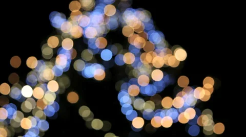 Christmas tree lights Stock Footage 34348574