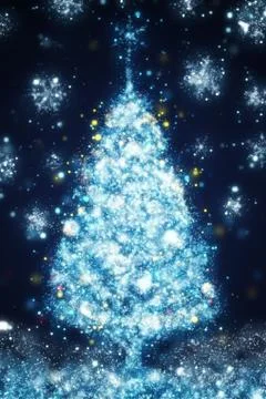 Christmas tree lights Stock Illustration
