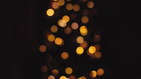 Christmas tree lights with nice bokeh Stock Footage 220684950
