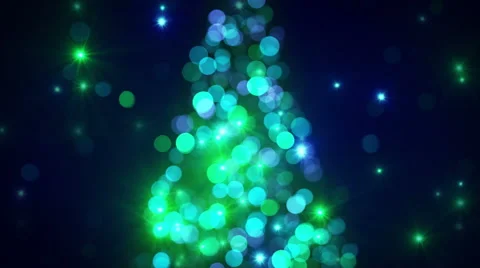 Christmas tree lights out of focus flashing loopable 4k (4096x2304) Stock Footage 68674494