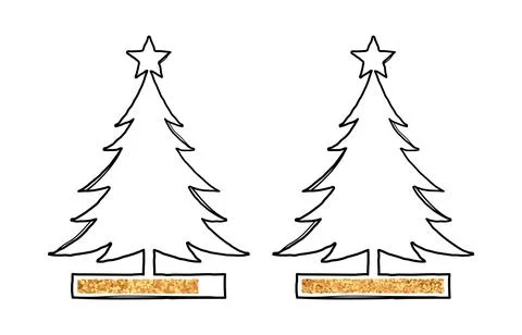 Christmas tree loading bar Illustrazione stock