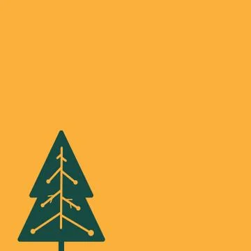 Christmas tree logo vector illustration Stock Illustration