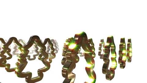 Christmas tree loop animation background Vídeos de archivo 148331814