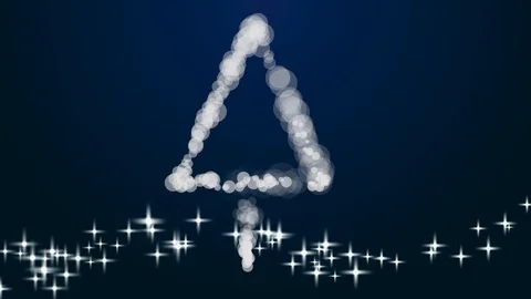 A christmas tree made with bubbles 스톡 동영상 98086734