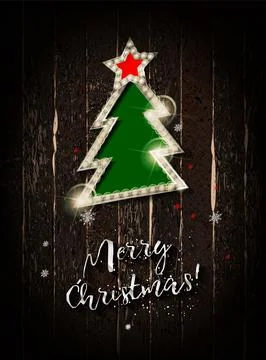 Christmas Tree made Stock Illustration