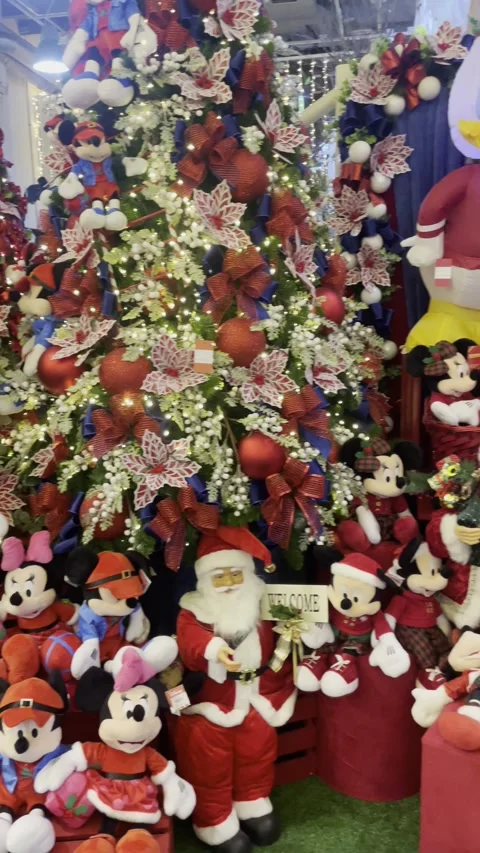 Christmas Tree Mini Mouse Stock Footage 282803856