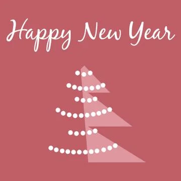 Christmas tree. New Year Stock Illustration