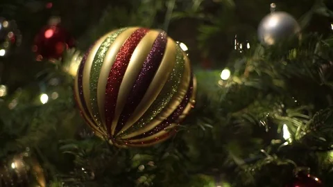 Christmas Tree Ornament Stock Footage 83292741