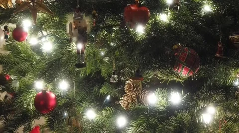 Christmas Tree Ornaments Stock Footage 45051059