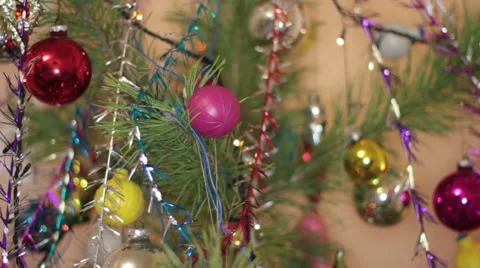 Christmas Tree with ornaments Video stock 45415501