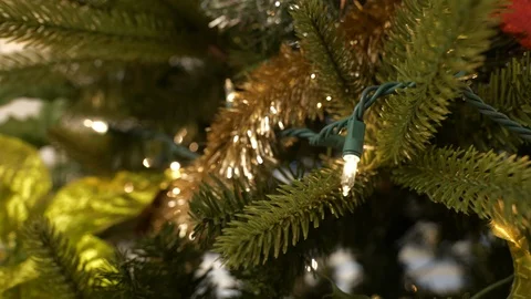 Christmas tree ornaments Stock Footage 120639971