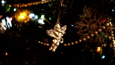 Christmas Tree Ornaments Stock Footage 167024055