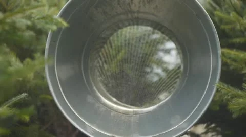 Christmas tree packing Stock Footage 14808215