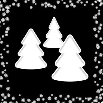 Christmas tree paper Stock Illustration