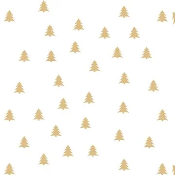Christmas tree pattern background cover creative design. 100 percent seamless Stock Illustration