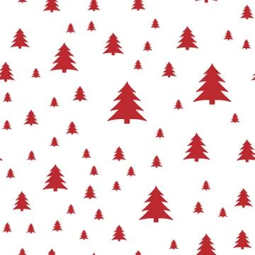 Christmas tree pattern background cover creative design. 100 percent seamless Illustrazione stock