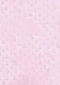 Christmas tree  pattern empty rusty pink paper background Stock Illustration