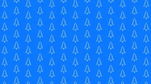 Christmas Tree Pattern Stock Footage 121622596