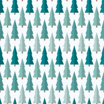 Christmas tree pattern Stock Illustration