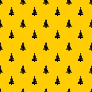 Christmas tree pattern vector Stock Illustration